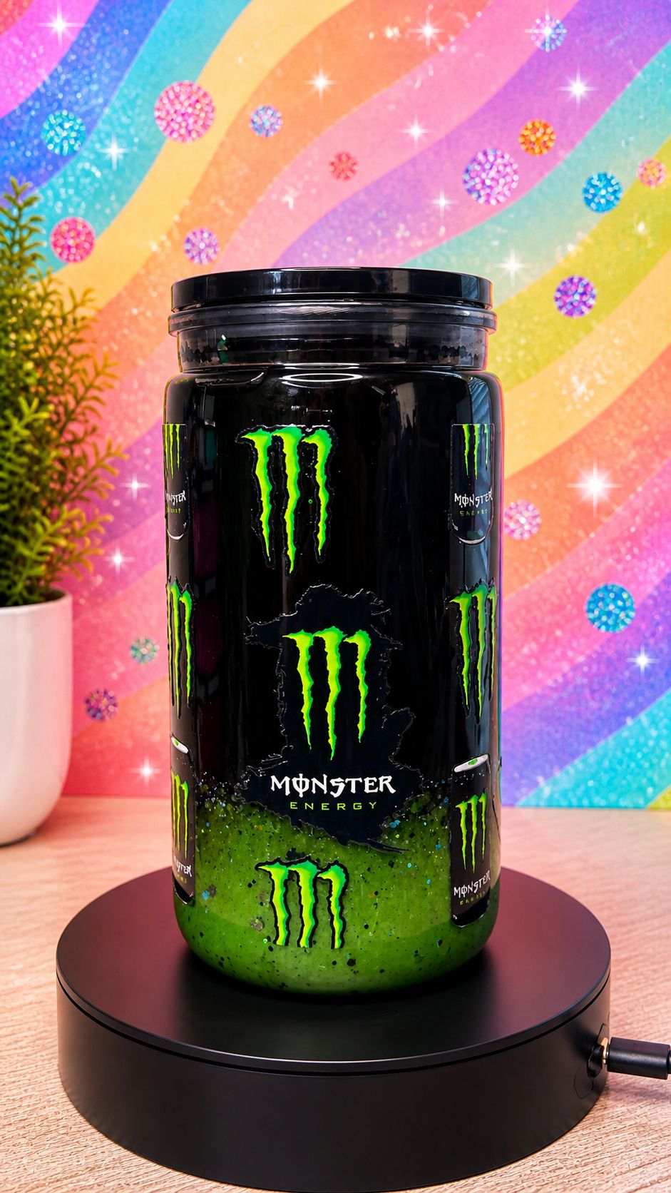 Monster Energy 16oz (Lava effect)