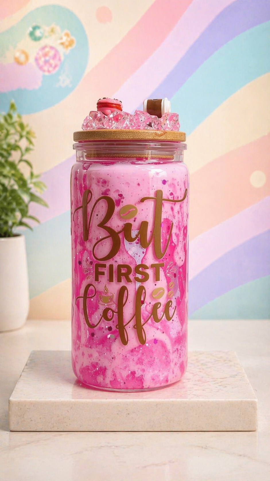 But First Coffee (Lava Effect)