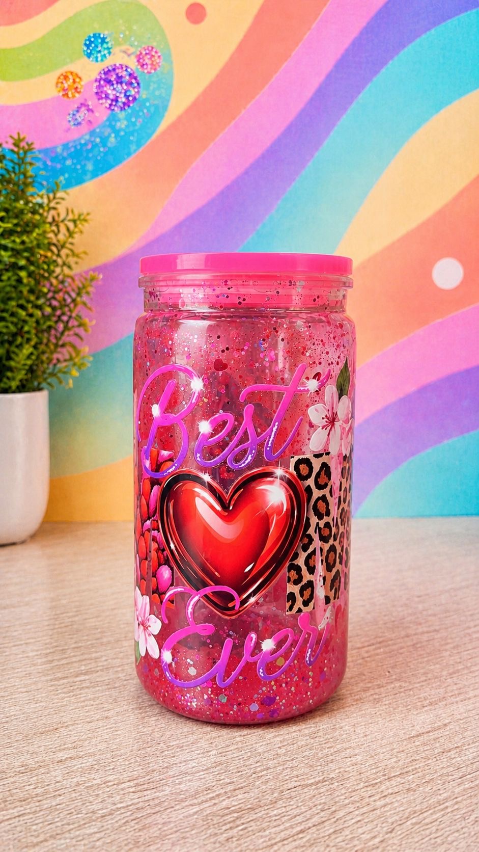 Best MOM ever 16oz (Lava effect)