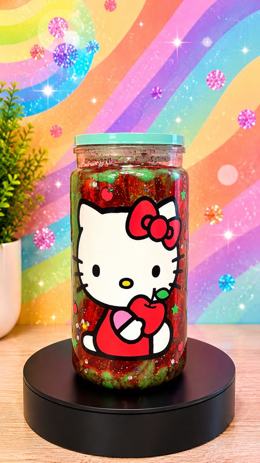Hello Kitty 16oz (Efecto lava)
