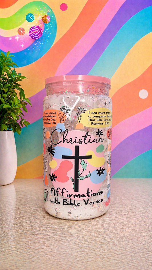Afirmaciones Cristianas 16oz (Efecto lava)